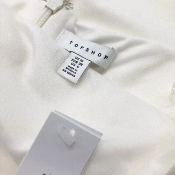 TOPSHOP Cross Halter Body-Con Minidress  - Picture 4 of 7